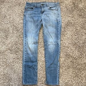 American Eagle Outfitters Light-Mid Blue Low Rise Skinny Jeans